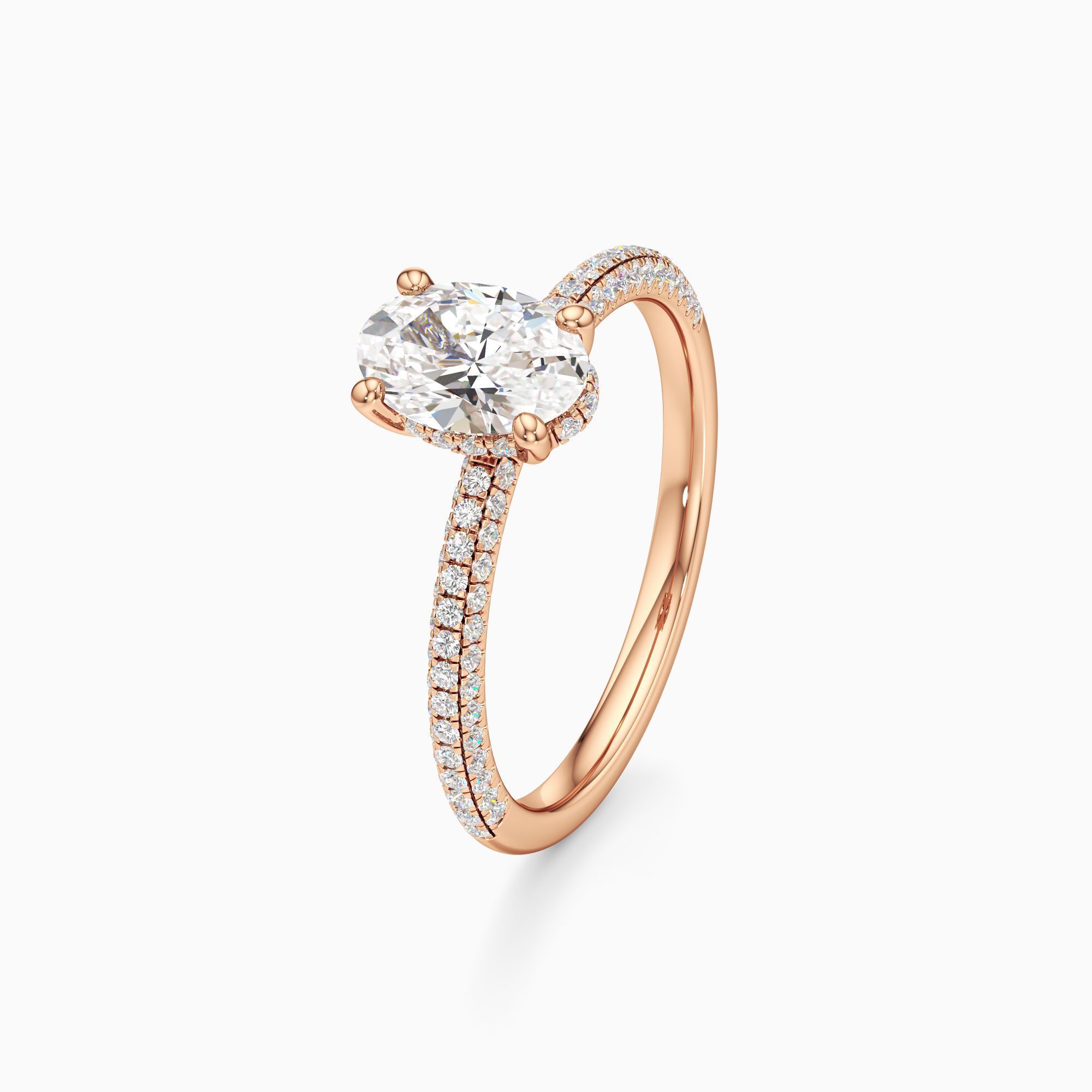Parker Classic Natural Diamond Oval Engagement Ring - Primary view – Image 1 of 4