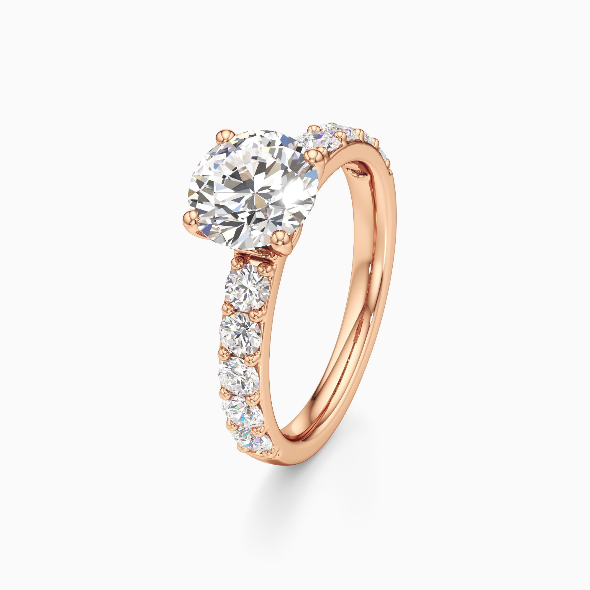 Emory Lab Grown Diamond Round Engagement Ring - Primary view – Image 1 of 4