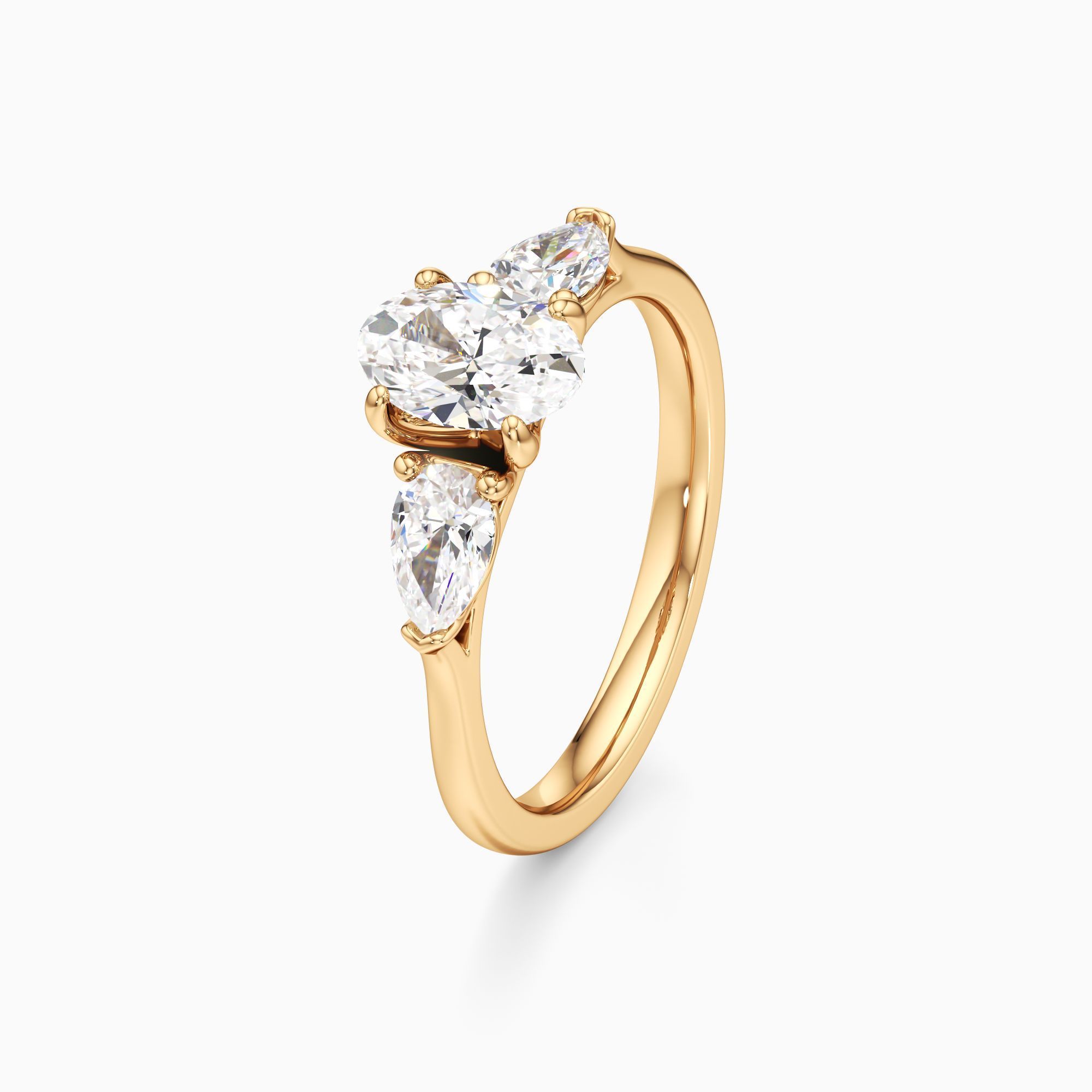 Adelina Lab Grown Diamond Oval Engagement Ring - Primary view – Image 1 of 4