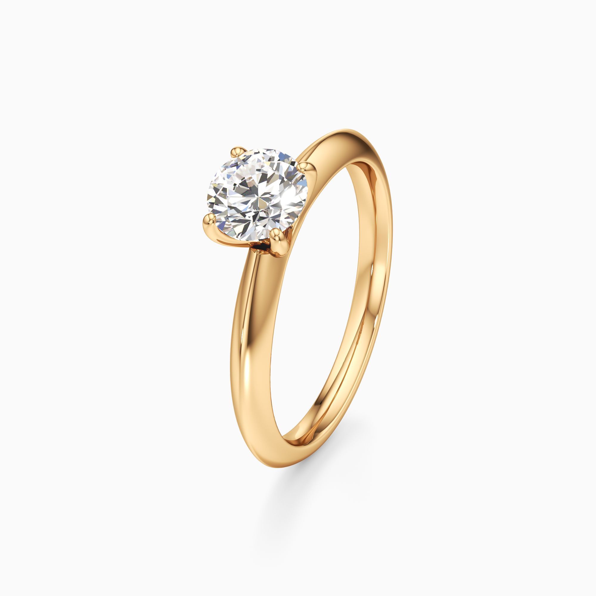 Gigi Lab Grown Diamond Round Engagement Ring - Primary view – Image 1 of 4