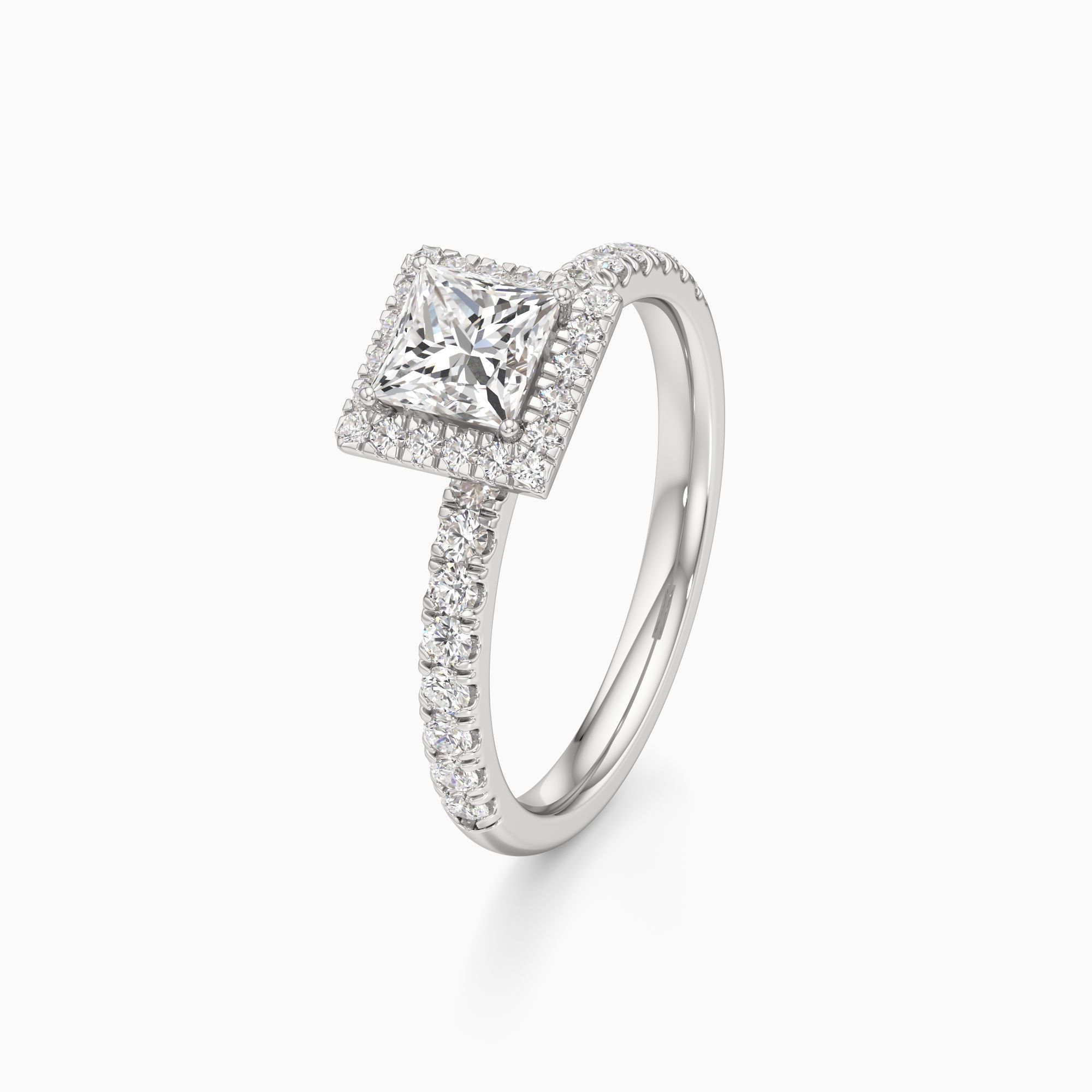 Drea Lab Grown Diamond Princess-Cut Engagement Ring - Primary view – Image 1 of 4