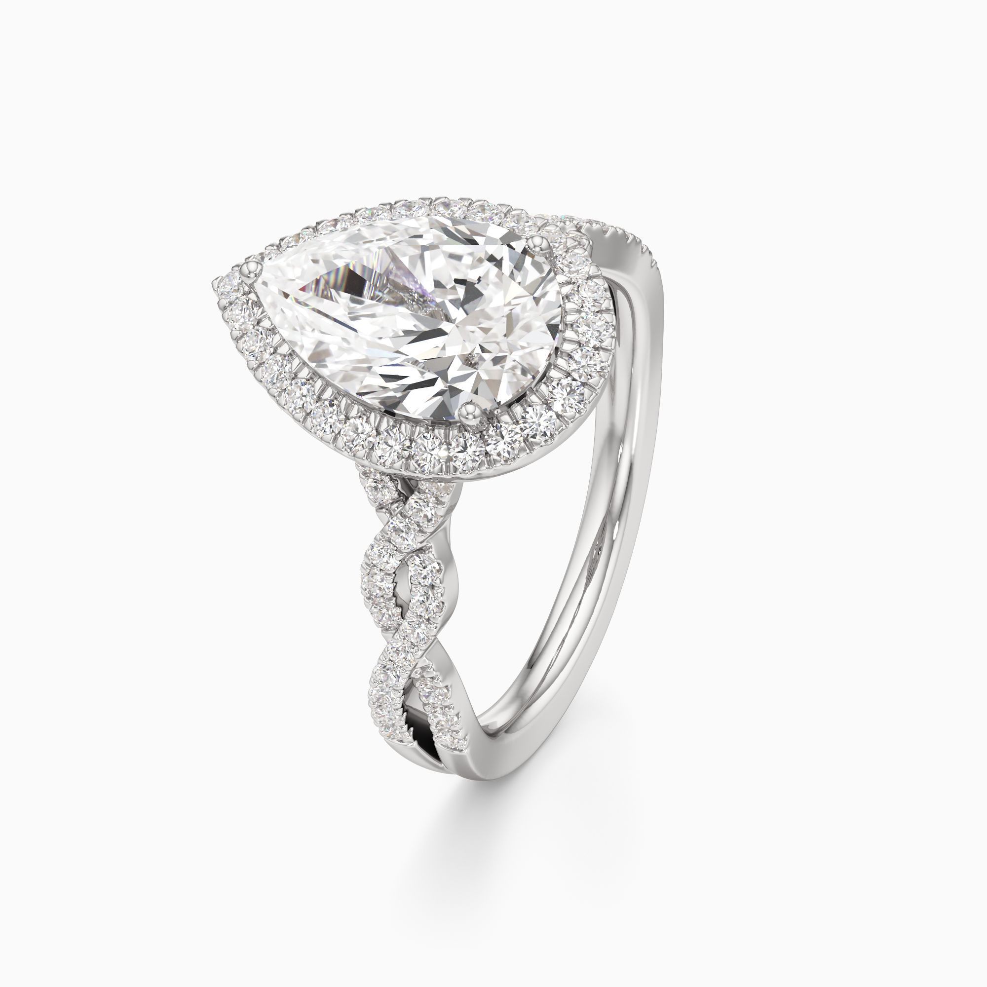 Camila Lab Grown Diamond Pear-Shaped Engagement Ring - Primary view – Image 1 of 4