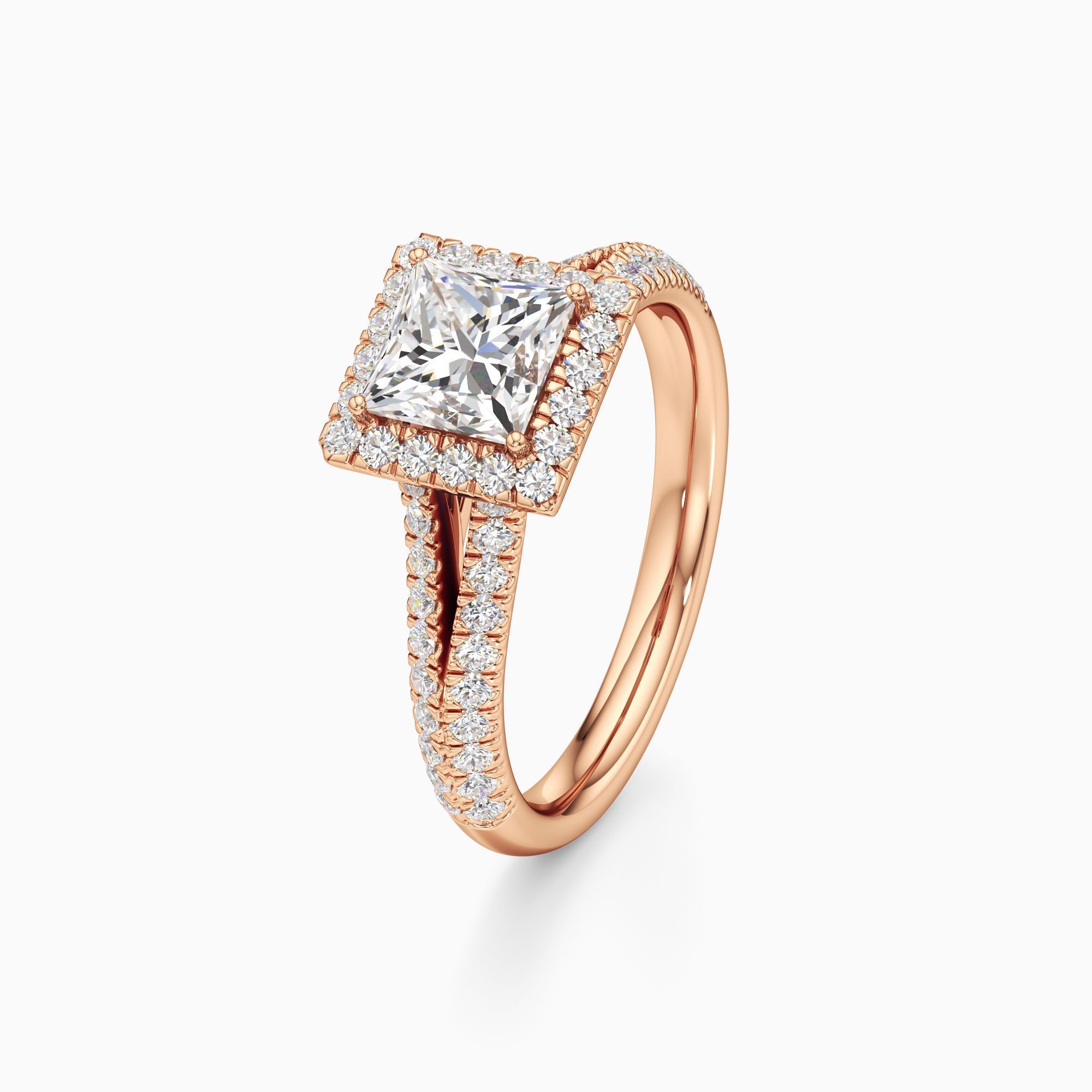 Callie Lab Grown Diamond Princess-Cut Engagement Ring - Primary view – Image 1 of 4